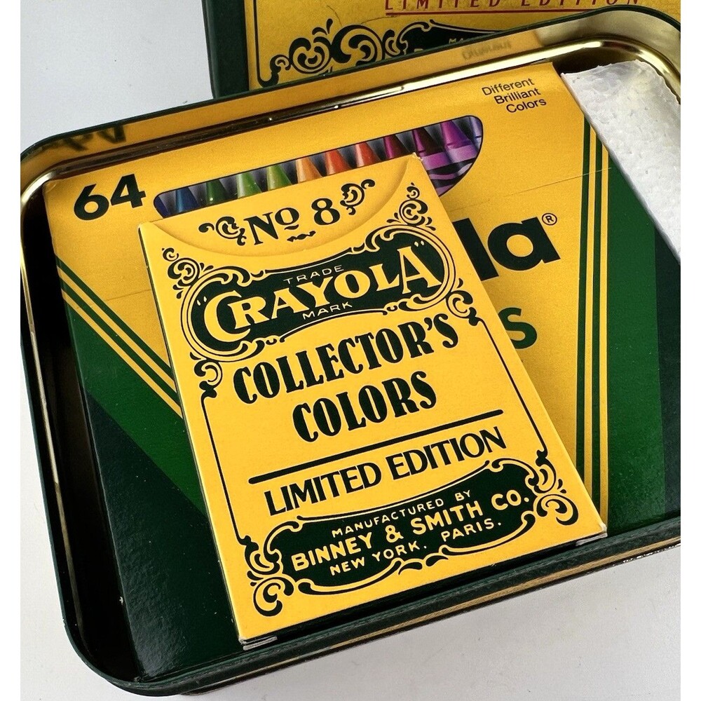 Crayola Collectors Colors Limited Edition In Tin 72 Total USA